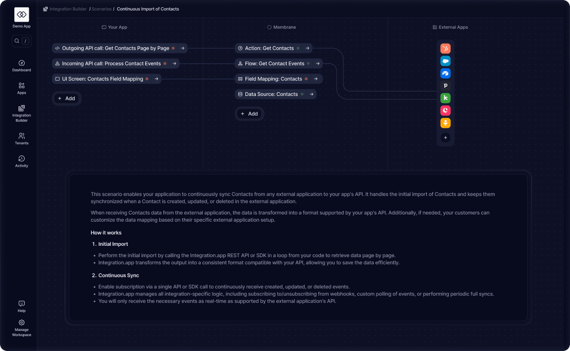 Connect Your Code to Universal Integration Blocks