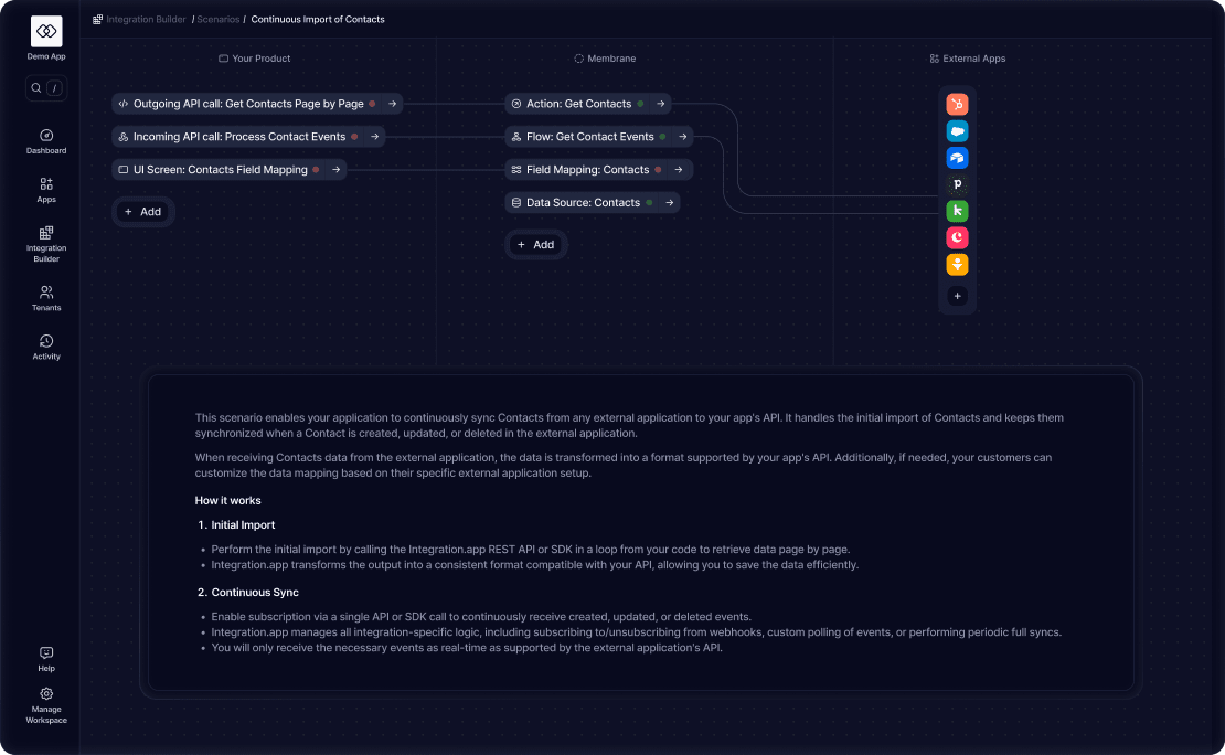 Connect Your Code to Universal Integration Blocks