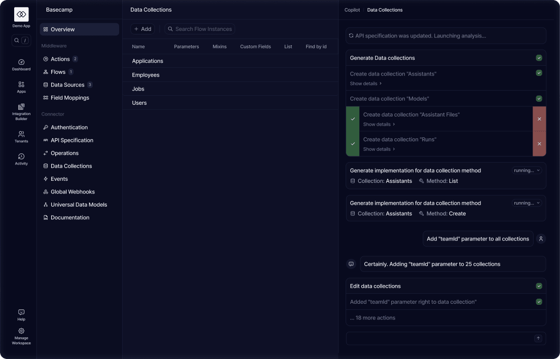 Generate and Test Universal Connectors