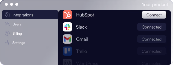One-click Integrations