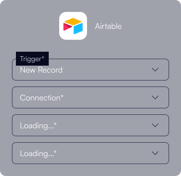 Push selected data records or configure auto-push